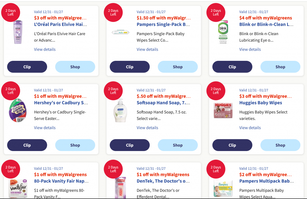 walgreens weekly coupons